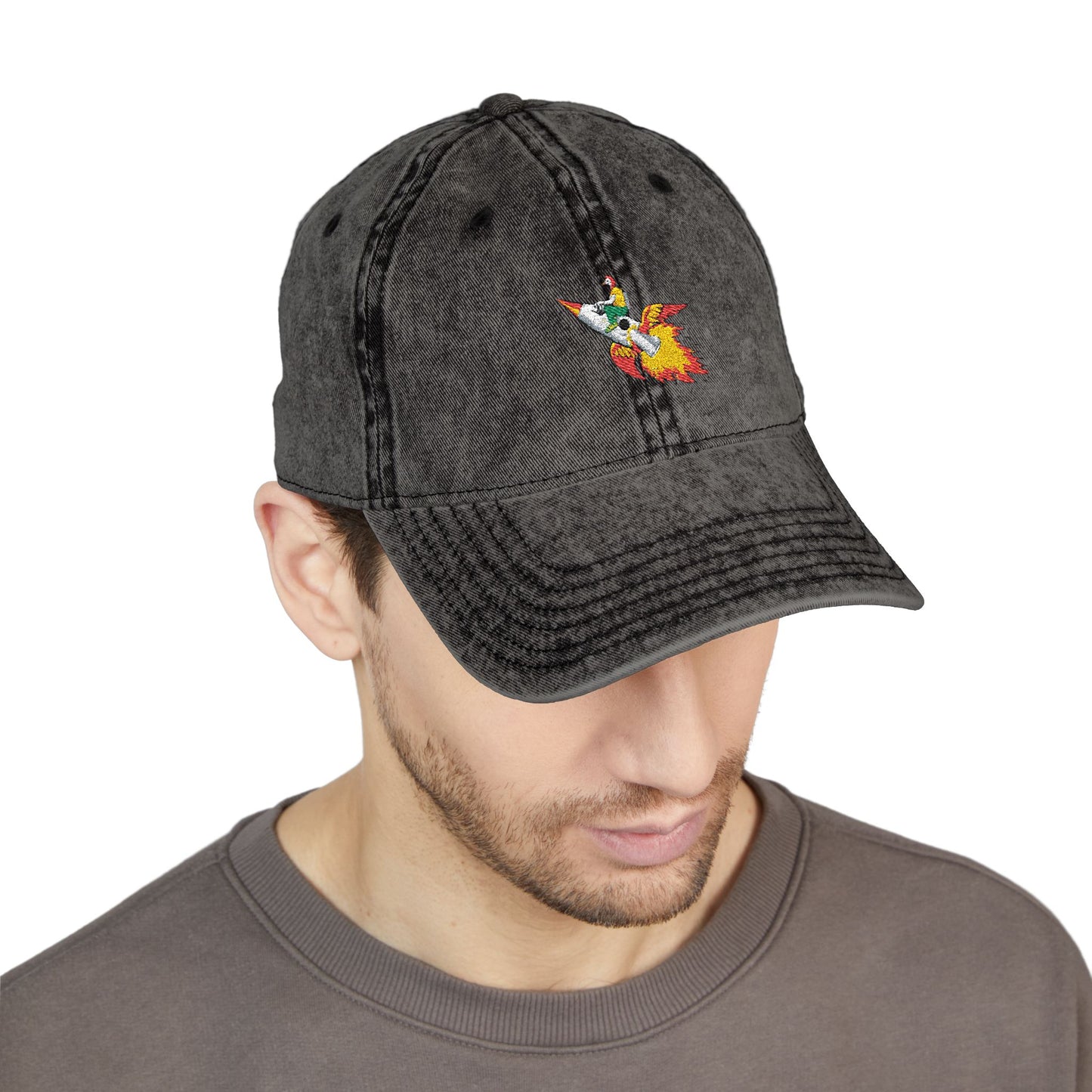 Embroidered Rocket Cap -LUCKY CAP