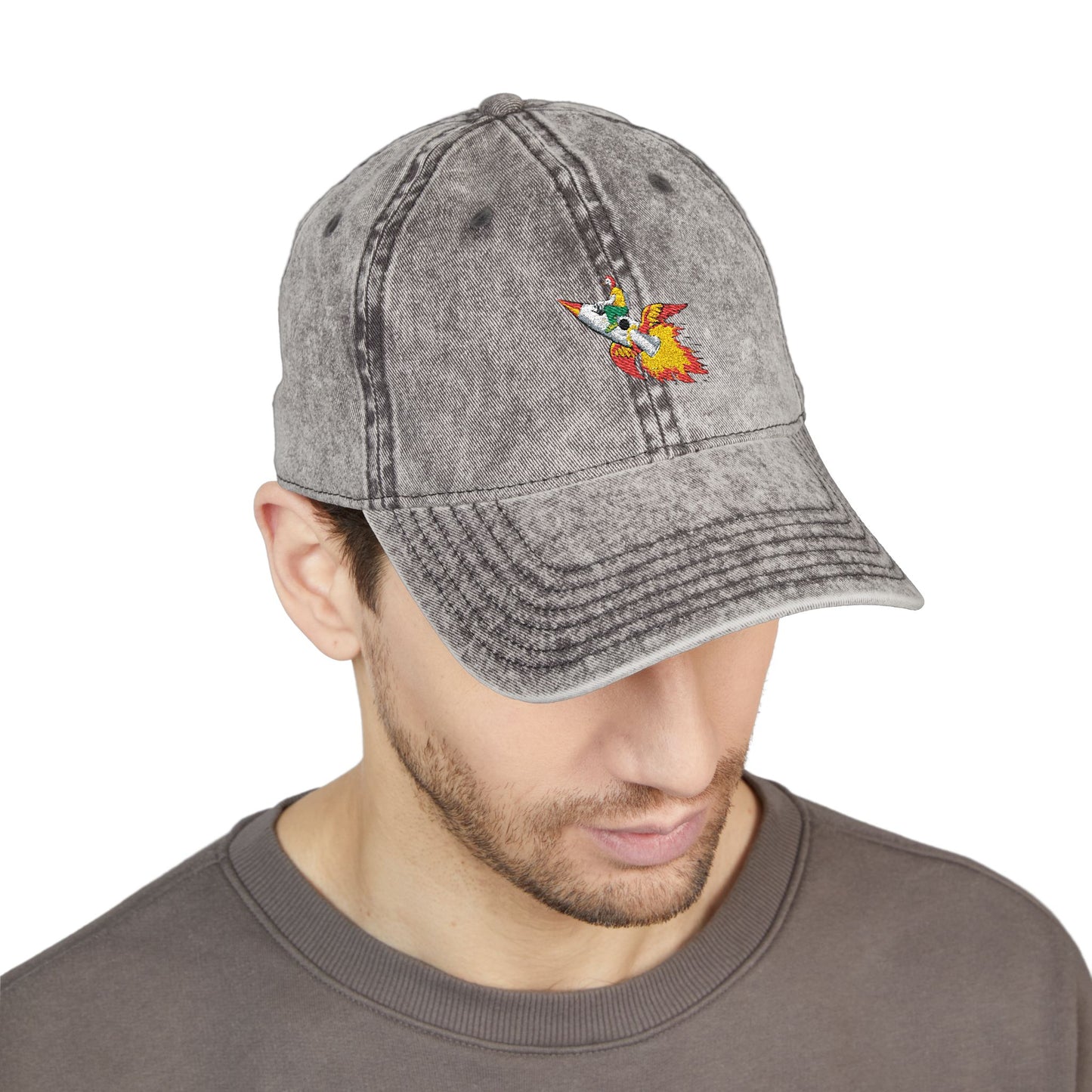 Embroidered Rocket Cap -LUCKY CAP