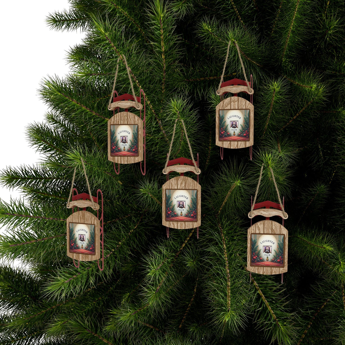 Christmas Sled Ornaments