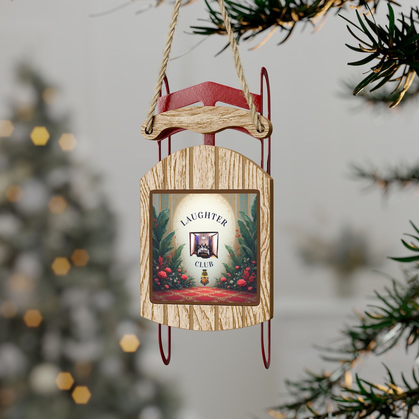 Christmas Sled Ornaments