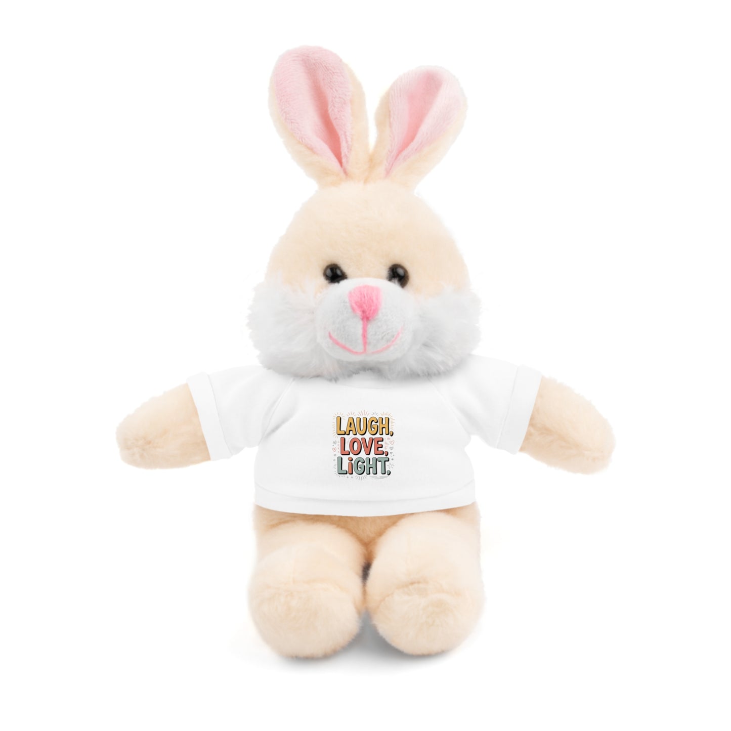 Teddy Bear with T-shirt — Laugh Love Light