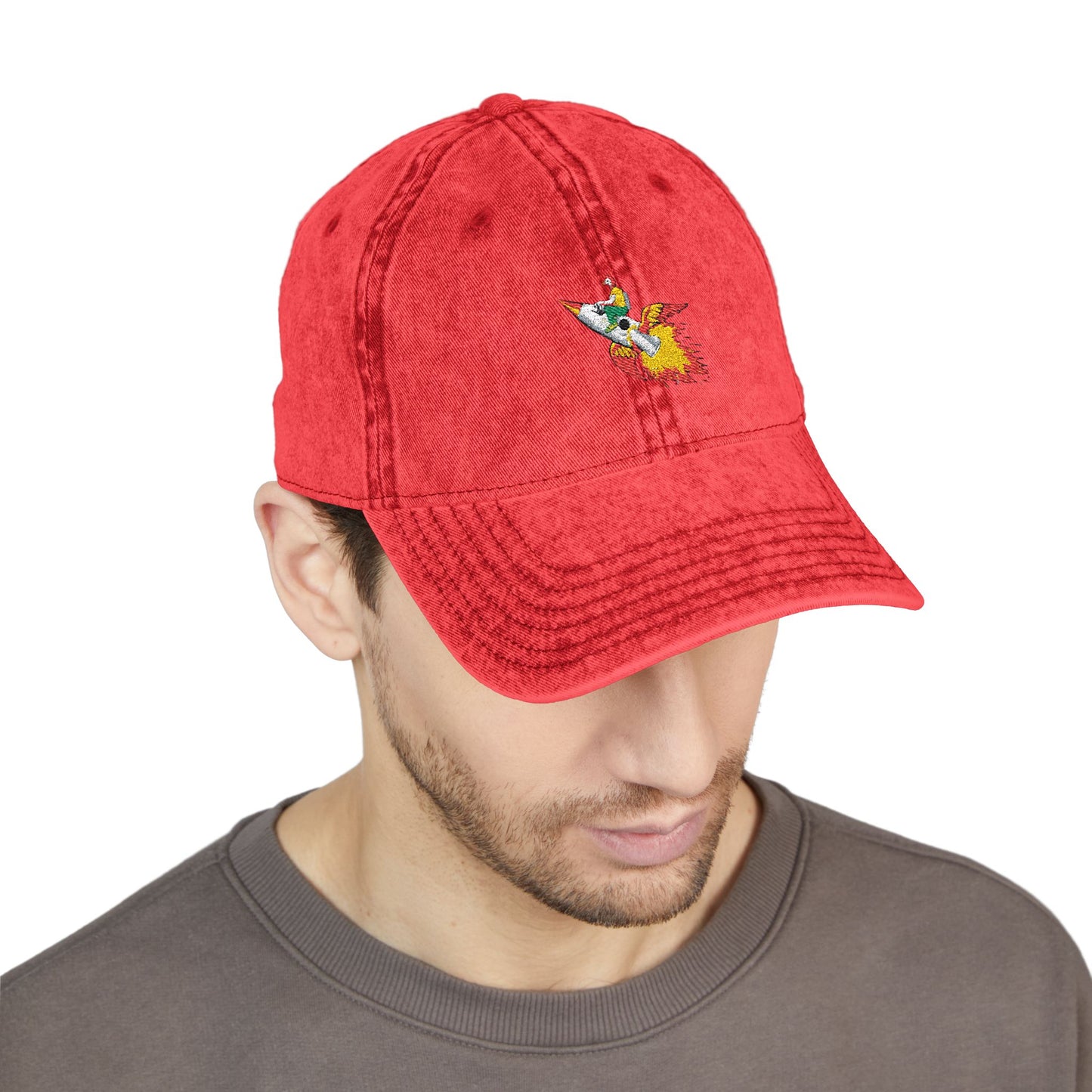 Embroidered Rocket Cap -LUCKY CAP