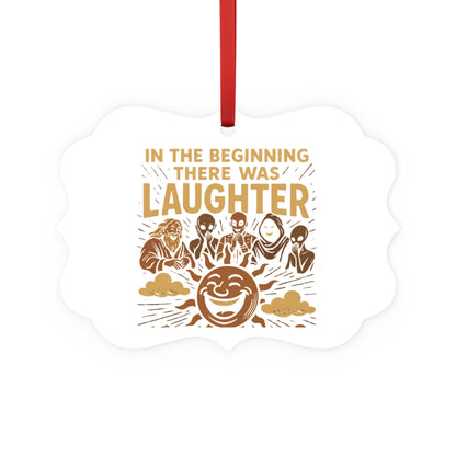 Metal Plaque Ornament - Unique Christmas Tree Ornament