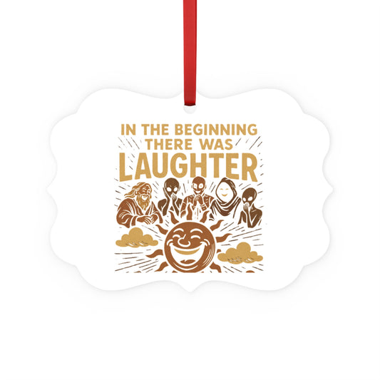 Metal Plaque Ornament - Unique Christmas Tree Ornament